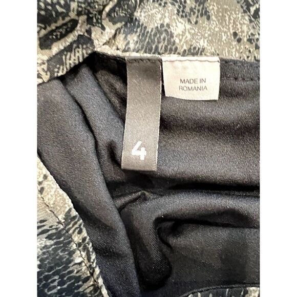 H&M Snake Print Backless Tunic in Black/Gray Size 4 - Picture 5 of 5